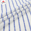Types de tissus tricotés en polyester à rayures fantaisie